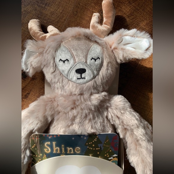Slumberkins Shine Bright Ibex Reindeer NIB + Card - Picture 2 of 6